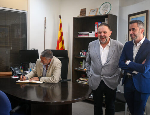 Vilobí d’Onyar trasllada al conseller Miquel Sàmper els reptes i oportunitats de futur del municipi