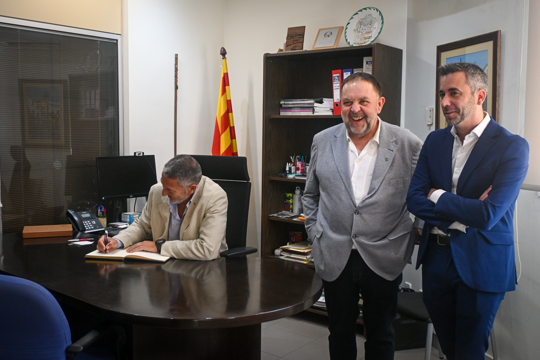Vilobí d’Onyar trasllada al conseller Miquel Sàmper els reptes i oportunitats de futur del municipi