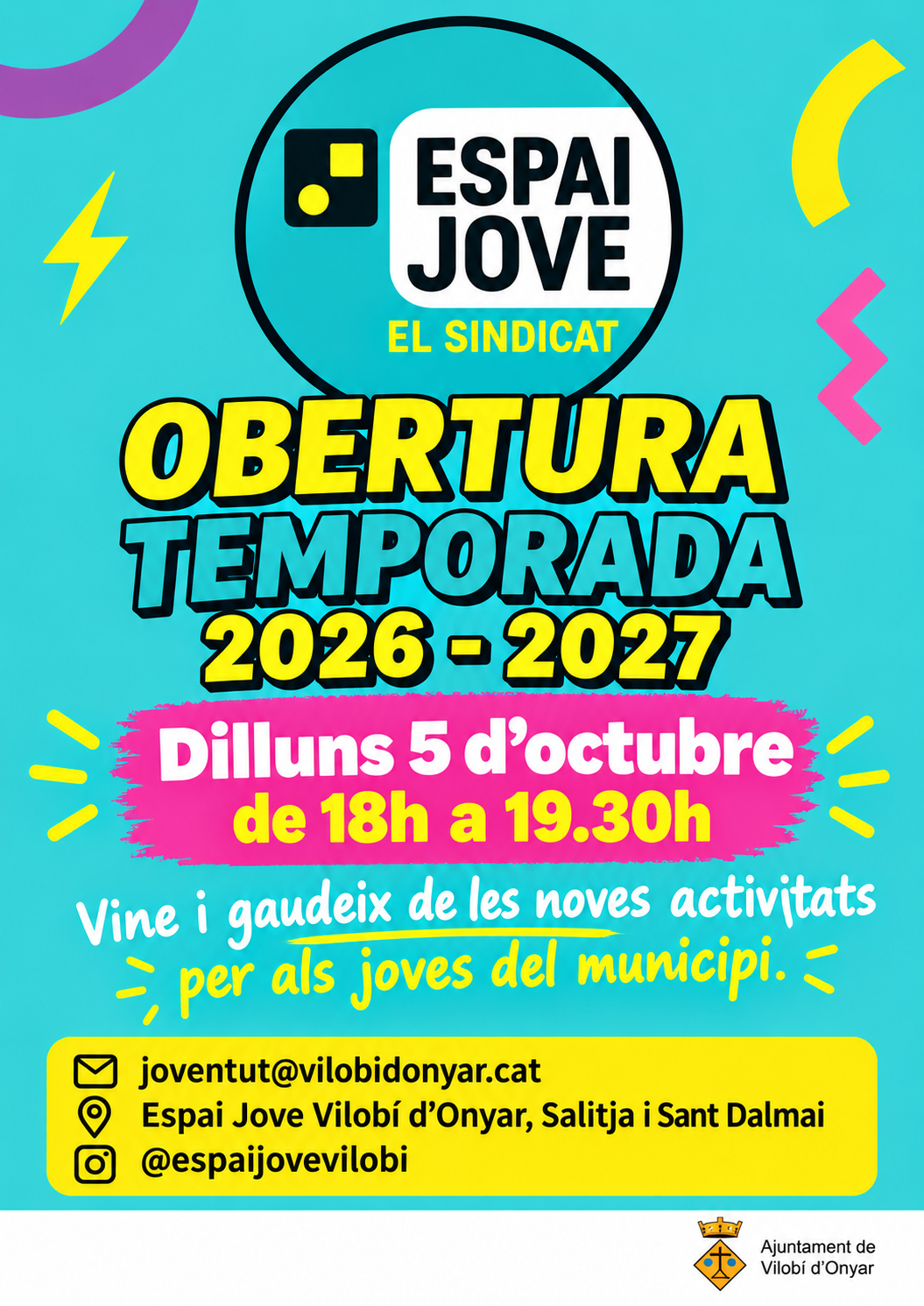 Nova temporada a l’Espai Jove!