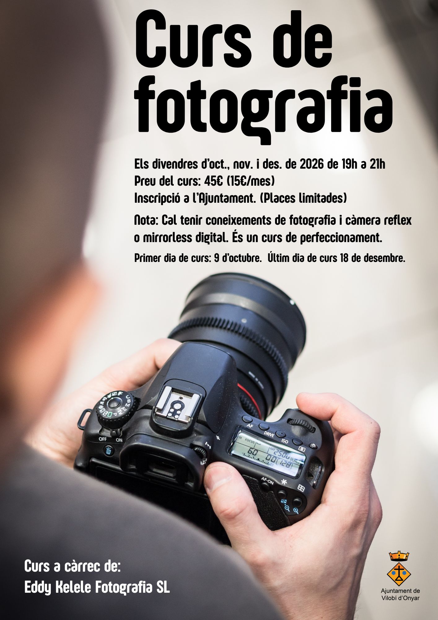 Nou curs de fotografia