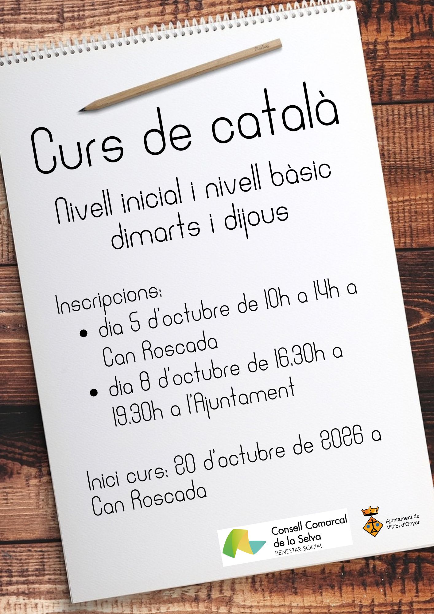 Nou curs de català
