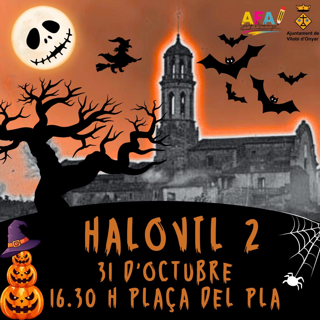 Celebra el Halloween a Vilobí d’Onyar!
